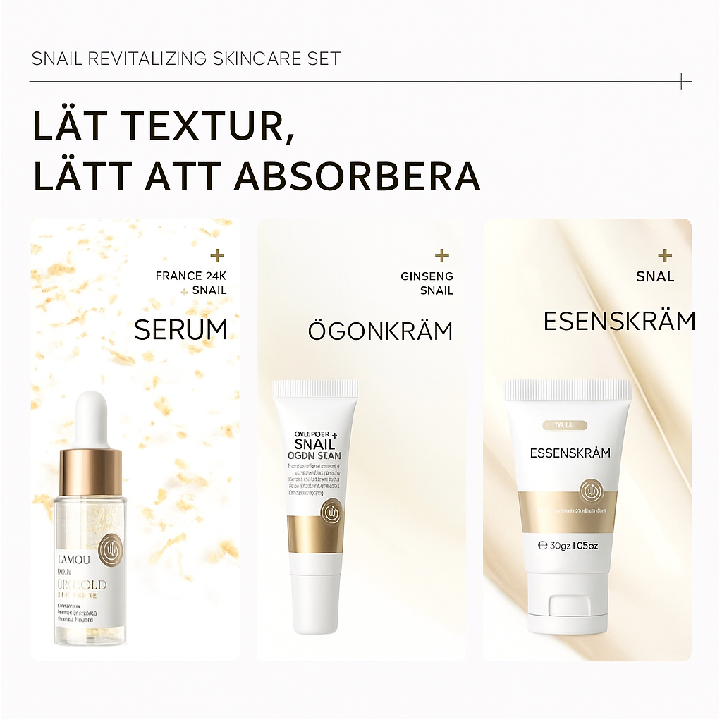 Snail hudvård set